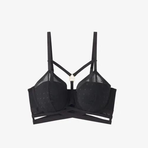 Sujetador bralette tiras en escote con foam - Image 6